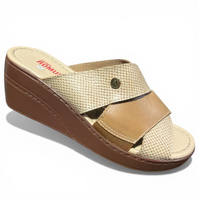 Romulo Sandalia Vainilla - Miel Mujer Talla 38 Ref 7107